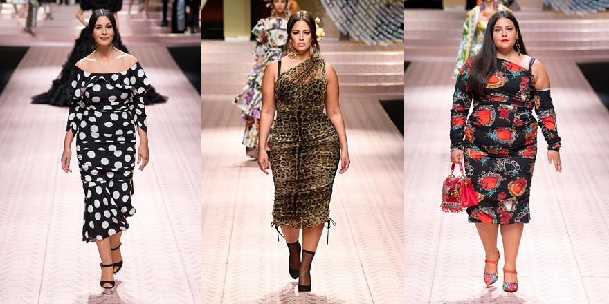 Representatividade  Dolce & Gabbana amplia roupas para tamanhos